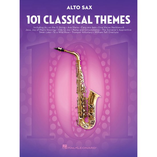 Foto: 101 classical themes for alto sax