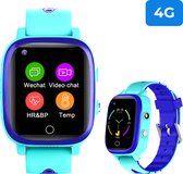 Nuvance - 4G Kinder Smartwatch met Belfunctie - GPS Horloge Tracker Kind - Smartwatch Kinderen - Kinderhorloge Jongen en Meisje - Kids - GW406 - Blauw