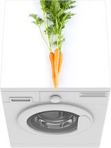 Wasmachine beschermer mat - Verse wortels met groene bladeren - Breedte 60 cm x hoogte 60 cm