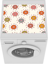 Wasmachine beschermer mat - Patronen - Zon - Stippen - Breedte 55 cm x hoogte 45 cm