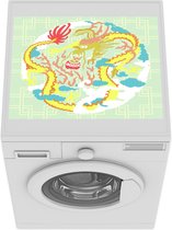 Wasmachine beschermer mat - Draak - Patronen - Wolken - Breedte 55 cm x hoogte 45 cm