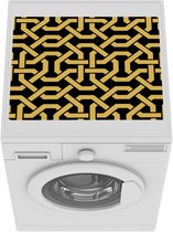 Wasmachine beschermer mat - Azië - Patroon - Orientalisme - Lijnen - Breedte 55 cm x hoogte 45 cm