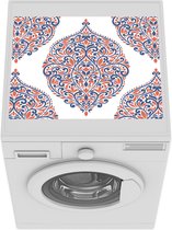 Wasmachine beschermer mat - Patronen - Blauw - Oranje - Breedte 55 cm x hoogte 45 cm