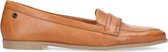 No Stress - Dames - Cognac leren loafers - Maat 37