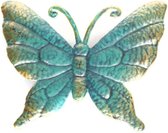 Metalen vlinder brons 22x19 cm wanddecoAnna's Collection
