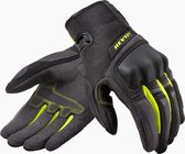 REV'IT! Volcano Black Neon Yellow Motorcycle Gloves S - Maat S - Handschoen