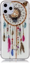 Peachy Dromenvanger Mandala Web Kraaltjes Kleur Spiritueel Hoesje Case TPU iPhone 11 Pro - Transparant