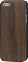 Peachy Walnoot houten cover hoesje iPhone 5/5s en SE 2016 Hardcase - Wood - Hout
