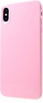 Peachy Flexibel TPU hoesje iPhone XS Max case - Glanzend Roze