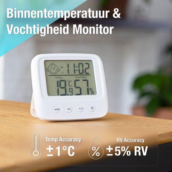 Qitch Quisine Thermometre Et Hygrometre Avec Piles Wit Piles Incluses Bol Com