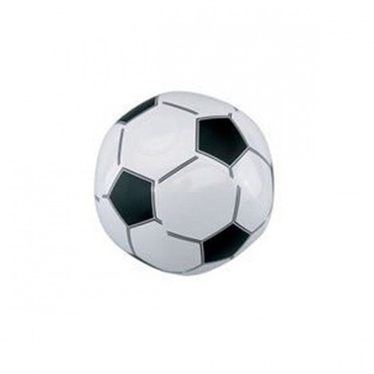 Opblaasbare voetbal strandbal - 30 cm - kunststof - speelgoed Opblaasbare voetbal strandbal - 30 cm - kunststof - speelgoed
