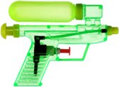Waterpistool/waterpistolen groen 15 cm