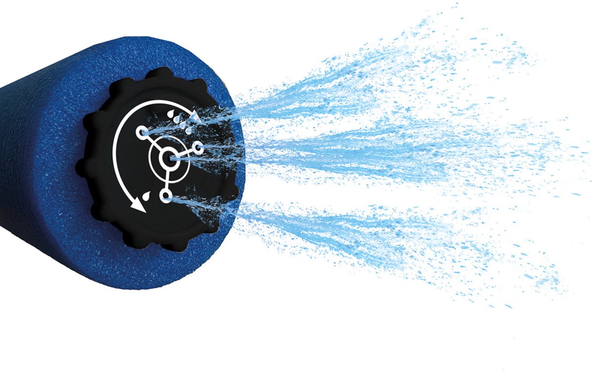 Waterpistool spuit - foam - 45 cm - met handvat en 2 spuitstanden - waterspeelgoed