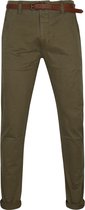 Dstrezzed - Presley Chino Army - Modern-fit - Chino Heren maat W 29 - L 34