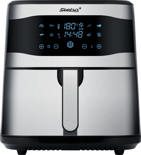 Steba HF8000 Airfryer 8L Zwart 1800W - Steba - €141,00
