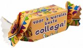 cadeauverpakking collega 20 cm karton oranje