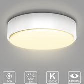 Aigostar 10NDH - LED Plafondlamp - Plafonnieres - Ø40cm - Ceiling Lamp - Binnenverlichting - 3000K - 1200Lm - 24W LED