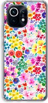 Case Company® - Xiaomi Mi 11 hoesje - Little Flowers - Soft Cover Telefoonhoesje - Bescherming aan alle Kanten en Schermrand