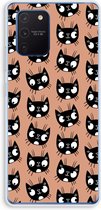 Case Company® - Samsung Galaxy Note 10 Lite hoesje - Kat - Soft Cover Telefoonhoesje - Bescherming aan alle Kanten en Schermrand