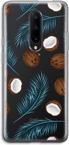 Case Company® - OnePlus 7 Pro hoesje - Kokosnoot - Soft Cover Telefoonhoesje - Bescherming aan alle Kanten en Schermrand