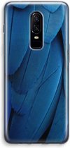 Case Company® - OnePlus 6 hoesje - Pauw - Soft Cover Telefoonhoesje - Bescherming aan alle Kanten en Schermrand