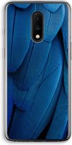 Case Company® - OnePlus 7 hoesje - Pauw - Soft Cover Telefoonhoesje - Bescherming aan alle Kanten en Schermrand