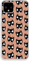 Case Company® - Google Pixel 4 hoesje - Kat - Soft Cover Telefoonhoesje - Bescherming aan alle Kanten en Schermrand