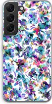 Case Company® - Samsung Galaxy S22 hoesje - Hibiscus Flowers - Soft Cover Telefoonhoesje - Bescherming aan alle Kanten en Schermrand