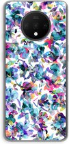 Case Company® - OnePlus 7T hoesje - Hibiscus Flowers - Soft Cover Telefoonhoesje - Bescherming aan alle Kanten en Schermrand