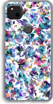 Case Company® - Google Pixel 4a hoesje - Hibiscus Flowers - Soft Cover Telefoonhoesje - Bescherming aan alle Kanten en Schermrand