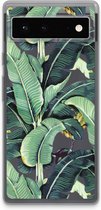 Case Company® - Google Pixel 6 hoesje - Bananenbladeren - Soft Cover Telefoonhoesje - Bescherming aan alle Kanten en Schermrand