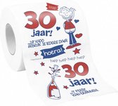 toiletpapier 30 jaar 10 x 9 cm papier wit