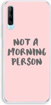 Case Company® - Huawei P Smart Pro hoesje - Morning person - Soft Cover Telefoonhoesje - Bescherming aan alle Kanten en Schermrand