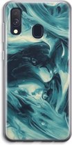 Case Company® - Samsung Galaxy A40 hoesje - Dreaming About Whales - Soft Cover Telefoonhoesje - Bescherming aan alle Kanten en Schermrand