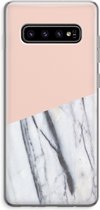Case Company® - Samsung Galaxy S10 Plus hoesje - A touch of peach - Soft Cover Telefoonhoesje - Bescherming aan alle Kanten en Schermrand