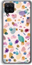 Case Company® - Samsung Galaxy A12 hoesje - Terrazzo Memphis - Soft Cover Telefoonhoesje - Bescherming aan alle Kanten en Schermrand