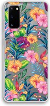Case Company® - Samsung Galaxy S20 hoesje - Tropisch 2 - Soft Cover Telefoonhoesje - Bescherming aan alle Kanten en Schermrand