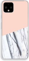 Case Company® - Google Pixel 4 hoesje - A touch of peach - Soft Cover Telefoonhoesje - Bescherming aan alle Kanten en Schermrand