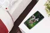 Geschikt voor Huawei P40 Lite hoesje - Wolf - Baby - Bos - Siliconen Telefoonhoesje