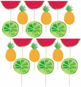 cocktailprikkers Hello Summer 8,8 cm 24 stuks