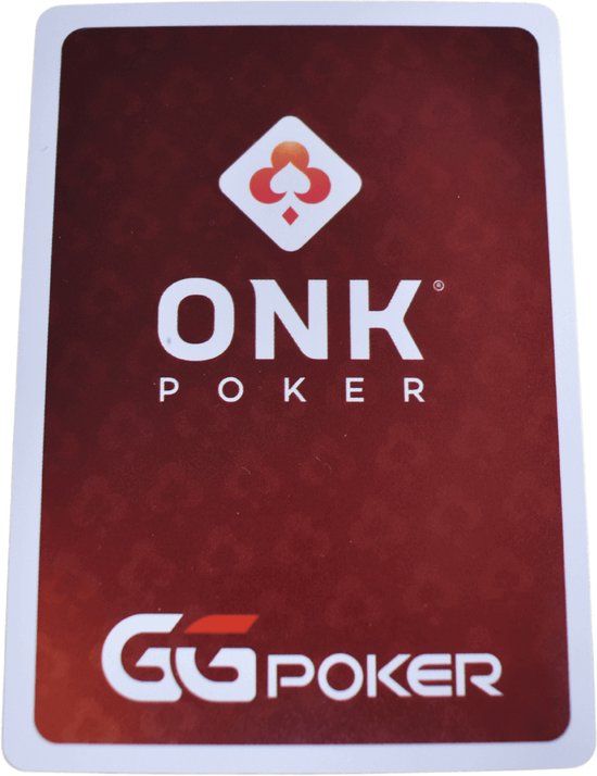 Thumbnail van een extra afbeelding van het spel ONK Poker Kaarten New Style Rood