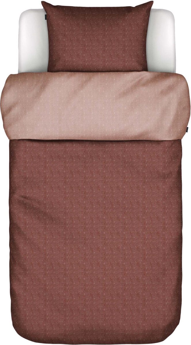 MARC O'POLO Toloma Dekbedovertrek Aubergine - Lits-Jumeaux XL – 260x200/220 cm