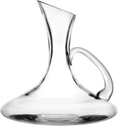 Carafe/carafe à Vin 1,25 litre verre col effilé chanfreiné - D24 x H25 cm - Pichet à eau - Pichet à jus