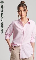 Superdry Dames STUDIOS LINEN BOYFRIEND SHIRT