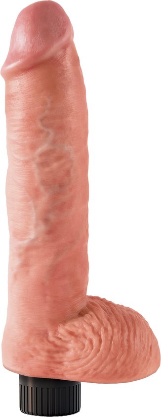 Pipedream - King Cock - Vibrating Cock with Balls - 10 Inch - Flesh