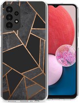 iMoshion Hoesje Geschikt voor Samsung Galaxy A13 (4G) Hoesje Siliconen - iMoshion Design hoesje - Zwart / Black Graphic