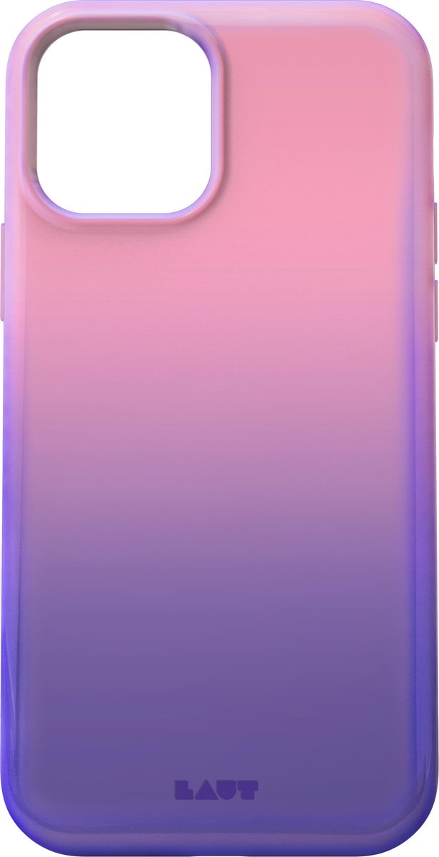 LAUT Huex kunststof hoesje geschikt voor iPhone 12 mini - roze en paars