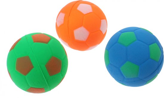 Foto: Johntoy stuiterballen high bounce 3 delig 4 5 cm