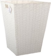 wasmand 39 x 39 x 51 cm polyester wit