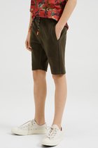 WE Fashion Jongens joggingshort met structuur